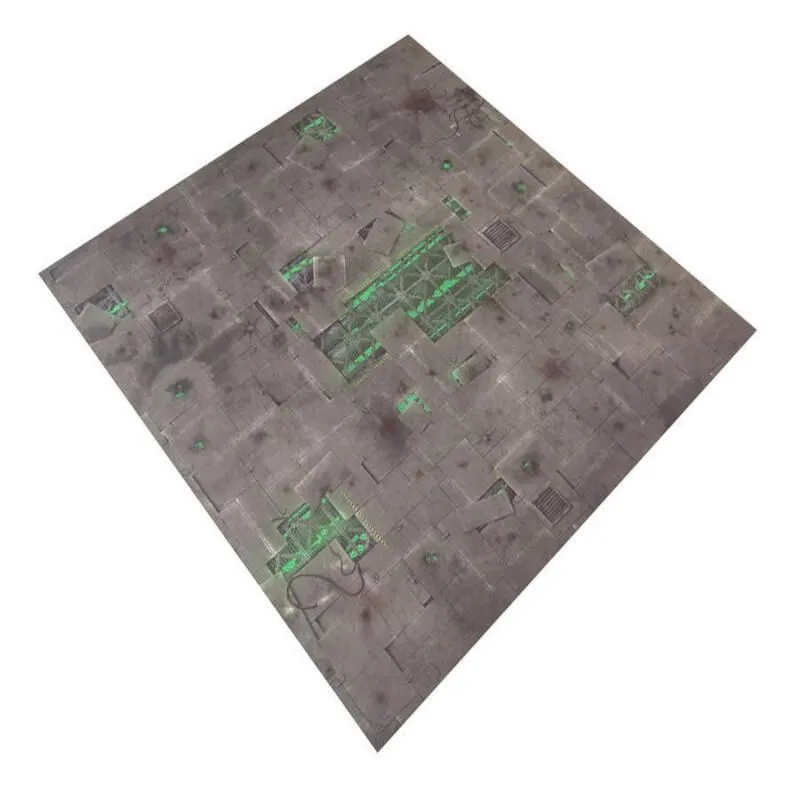 High-Detail Printed Wargaming Battle Mat for Enhanced Tabletop Gaming Experience