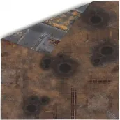 Detailed Grassland Wargaming Battle Mat with Tear-Resistant Material