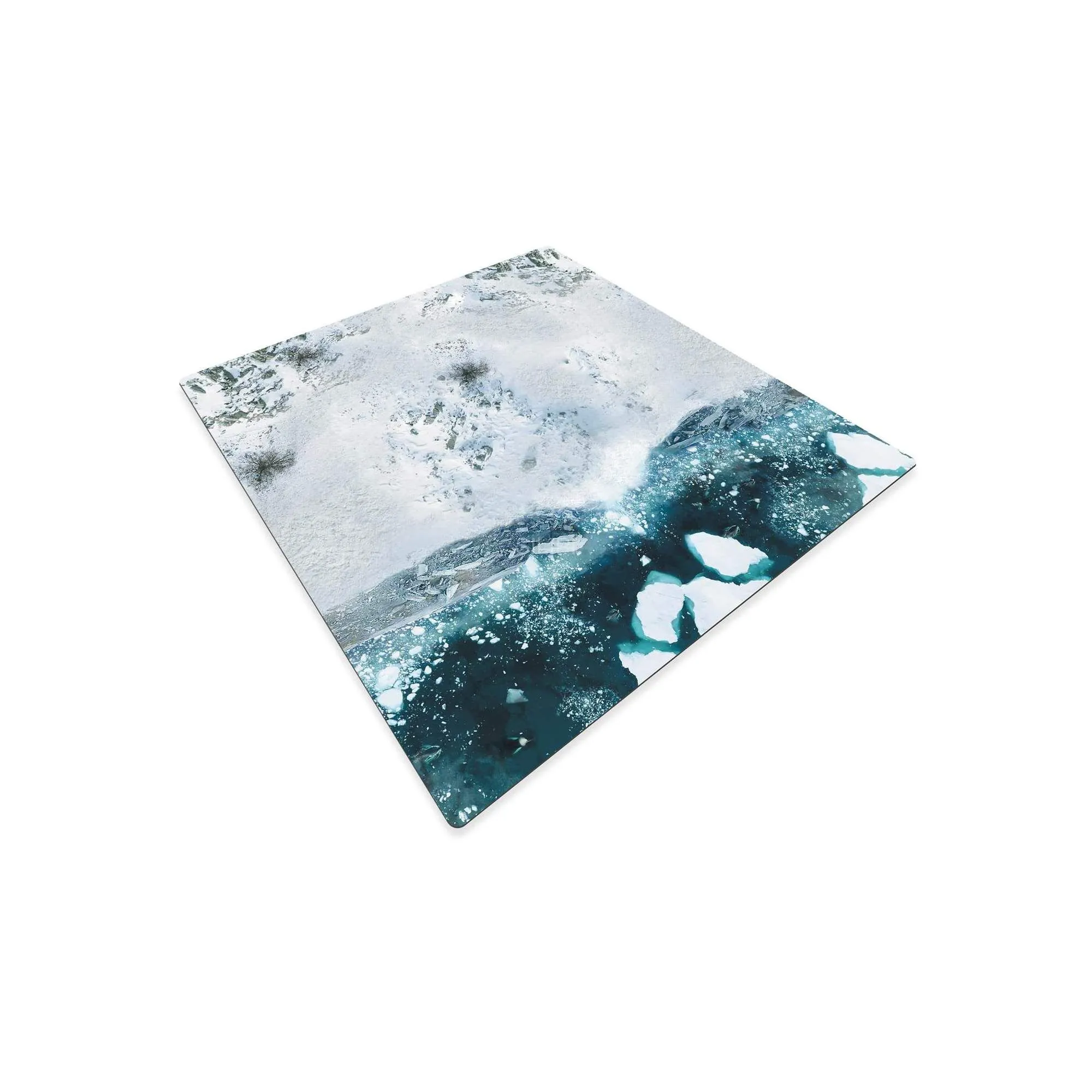 Rollable Wargaming Mat with High-Definition Snow-Covered Landscape