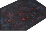 Tear-Resistant Wargaming Mat with Volcanic Terrain for High-Intensity Gameplay