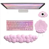 Mechanical keyboard hand rest Girls Cloud gradient mouse wrist rest memory cotton comfort massage pad