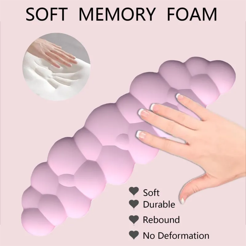 Mechanical keyboard hand rest Girls Cloud gradient mouse wrist rest memory cotton comfort massage pad