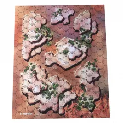 Detailed Grassland Wargaming Battle Mat with Tear-Resistant Material