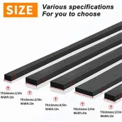 Foam Insulation Tape, Window and Door Weatherstripping, Acoustic Door Seal with Adhesive Backing (1/2 in. x 1/8 in. x 49.5 ft.)