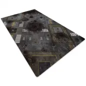 Tear-Resistant Wargaming Mat with Volcanic Terrain for High-Intensity Gameplay