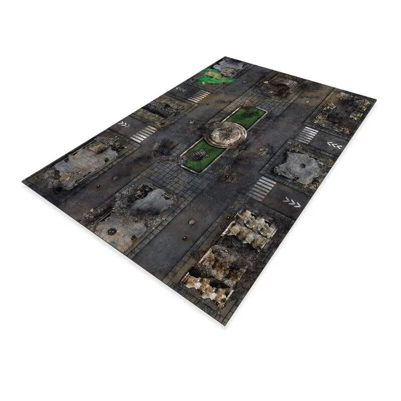 Tear-Resistant Wargaming Mat with Volcanic Terrain for High-Intensity Gameplay