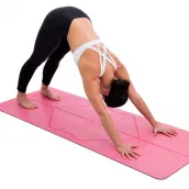 4mm Thick Extra Long and Wide Non Slip Exercise & Fitness Mat for for All Types of Yoga