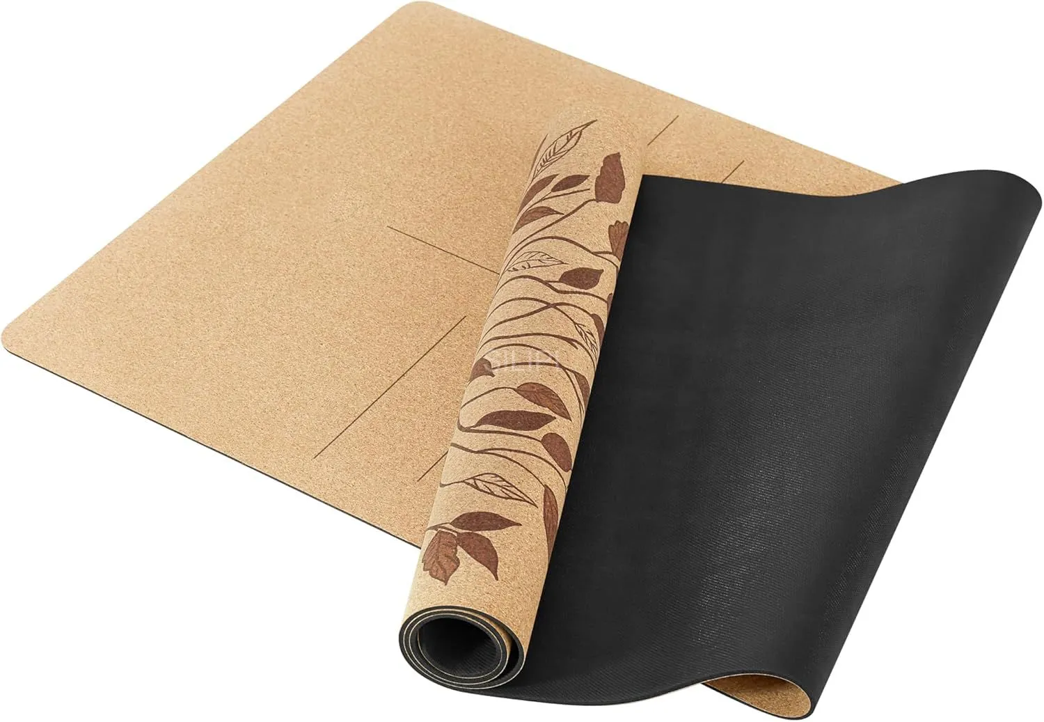 100% Eco Friendly Cork & Rubber, Lightweight with Perfect Size (72” x 24”) and 4mm Thick