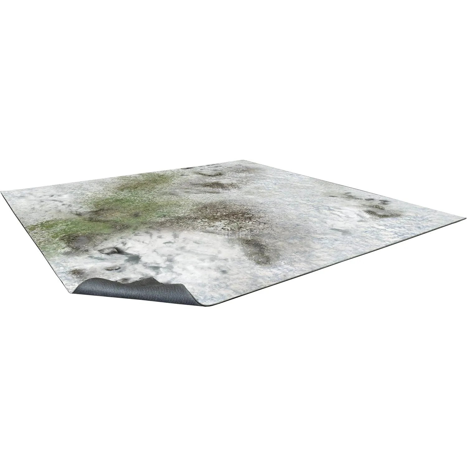 Terrain Winter Snowscape Game Mat 2x2 - Neoprene Playmat for Warhammer, D&D, Frostgrave and More