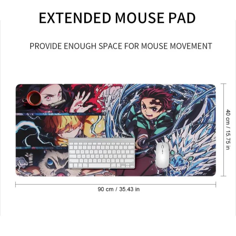 Gaming mouse pad (900 x 400 mm) Large mouse and keyboard mouse pad