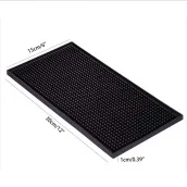 Cocktail and Coffee bar bar mat 15 cm x 30 cm rubber bar spill mat