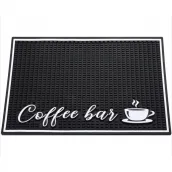 Stylish 45 x 30 cm service bar mat with 1 cm thick bar accessory coffee machine mat