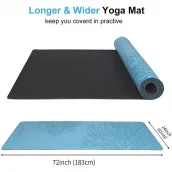 All-Natural Rubber PU Yoga Mat with Eco-Conscious Design for Sustainable Fitness