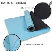 All-Natural Rubber PU Yoga Mat with Eco-Conscious Design for Sustainable Fitness