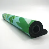 Custom Design Natural Rubber Suede Yoga Mat – Personalize Your Practice