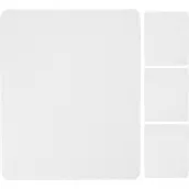 Rectangular white sublimation mouse pad for sublimation transfer hot press printing