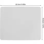 Rectangular white sublimation mouse pad for sublimation transfer hot press printing