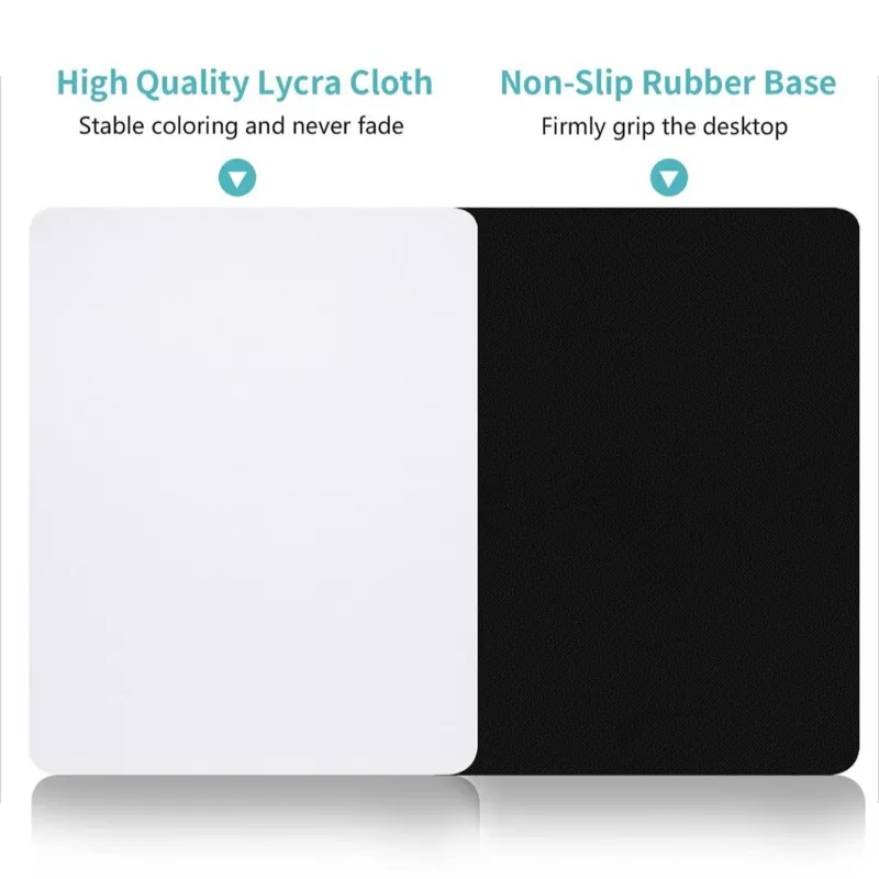 Sublimation blank rubber mouse pad, suitable for DIY process sublimation thermal transfer printing