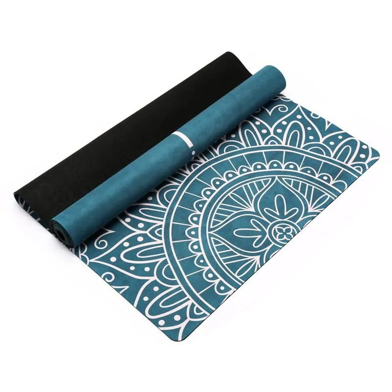 Sustainable Natural Rubber PU Yoga Mat – Lightweight, Portable & Perfect for Travel