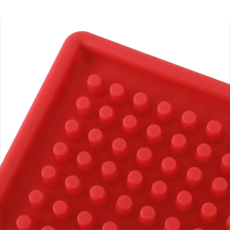 15 x 30 cm red rubber bar mat spill mat service mat