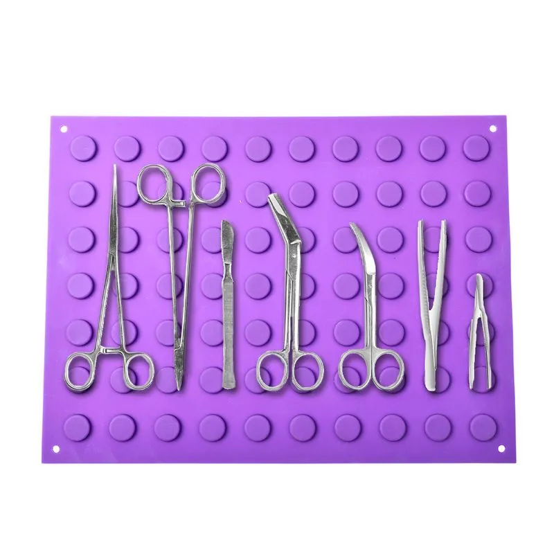 Purple surgical magnetic pad/pad Surgical instrument tray magnetic pad