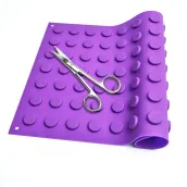 Purple surgical magnetic pad/pad Surgical instrument tray magnetic pad