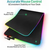 LED large mouse pad RGB mouse pad