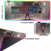 Gaming LED thickened edging light up mouse pad