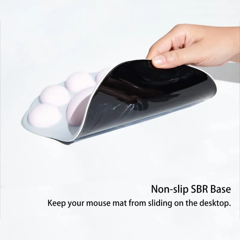 3D silicone gel cat paw mouse pad with wrist support