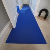 27" X 20' X 1.5MM Blue Neoprene Floor Runner