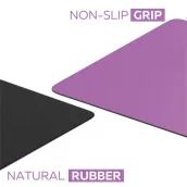 Unscented durable thick yoga mat Natural PU rubber yoga mat