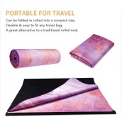 Non-slip sports portable multi-functional fitness travel yoga mat