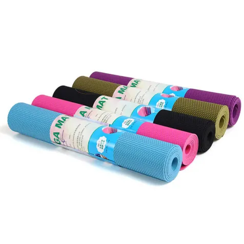 Lightweight, foldable and easy to carry resilient and non-slip mesh yoga mat