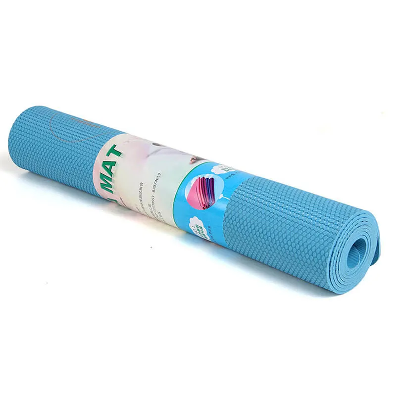 Lightweight, foldable and easy to carry resilient and non-slip mesh yoga mat