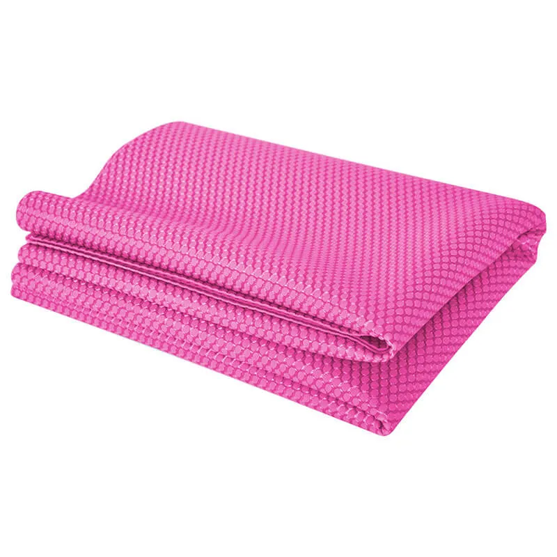 Lightweight, foldable and easy to carry resilient and non-slip mesh yoga mat