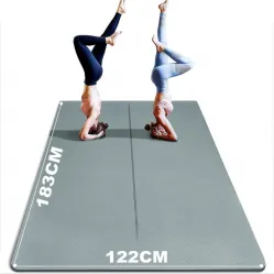 183 x 122 cm 8 mm thick large non-slip yoga Pilates exercise gymnastics yoga mat