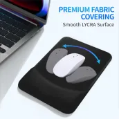 Ergonomic mouse pad, wrist support, mouse pad