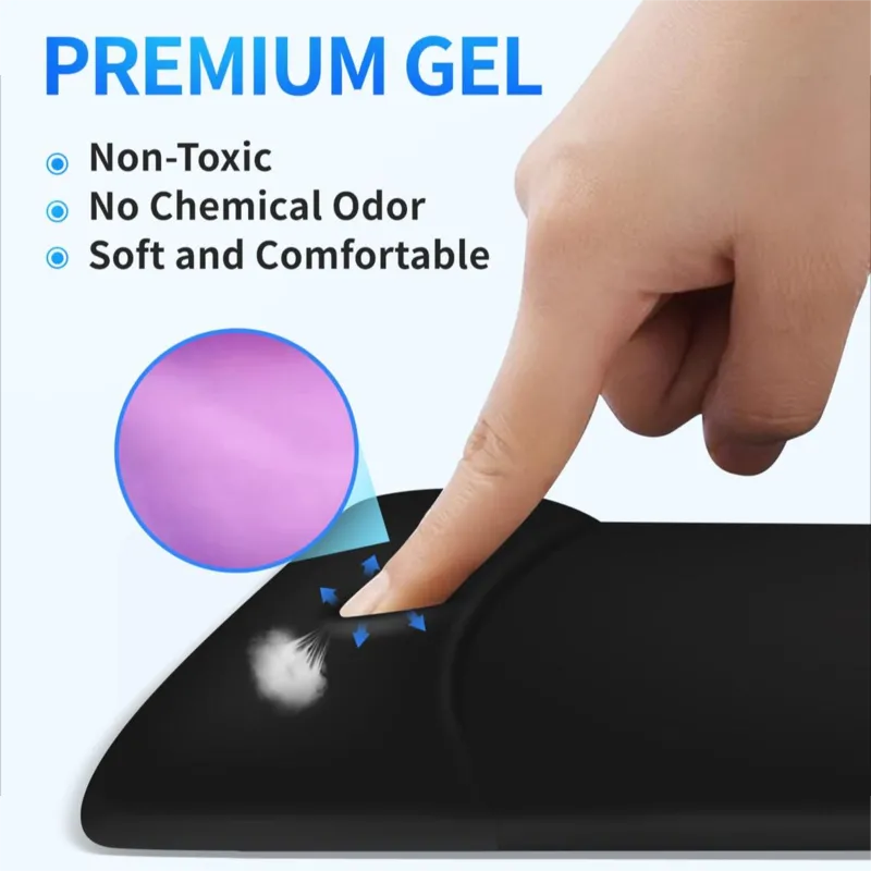 Ergonomic mouse pad, wrist support, mouse pad