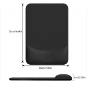 Ergonomic mouse pad, wrist support, mouse pad