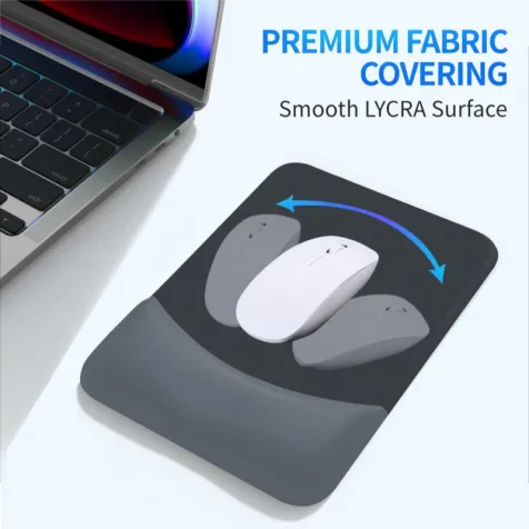 For pain relief, computer, laptop, office, home mouse pad, silicone material non-slip pu sole