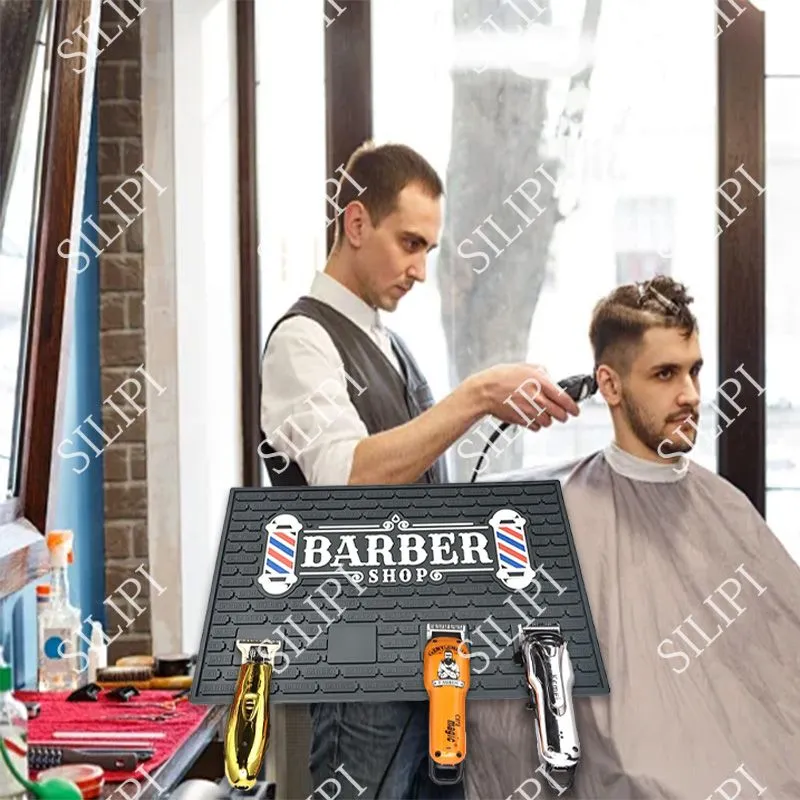 SILIPI Customized magnet barber mat barber mat with strong magnetic barber magnet mat