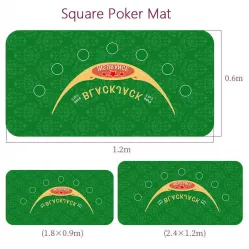 Custom Poker Table Mats,Portable Texas Hold&#039;em Poker Table Mat