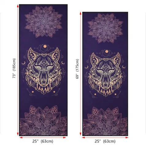 (185.4 cm x 63.5 cm) microfiber non-slip yoga towel Yoga mat