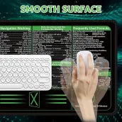 Shortcut Mouse Pad - Large XL Computer Office Spreadsheet Keyboard Pad