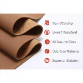 High quality thick cork yoga mat non-slip 3 mm thick yoga mat