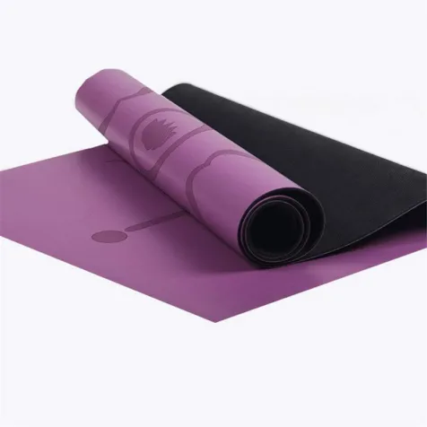 Natural rubber Pilates travel anti-slip gym PU yoga mat