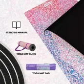 6 mm PU natural rubber yoga mat waterproof material