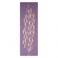 183 x 61 x 0.6 cm Purple non-slip portable Design Sweat absorbent - Sweat resistant natural rubber yoga mat