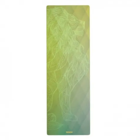 Green 183 x 61 x 0.6cm natural rubber yoga mat non-slip absorbent - anti-sweat