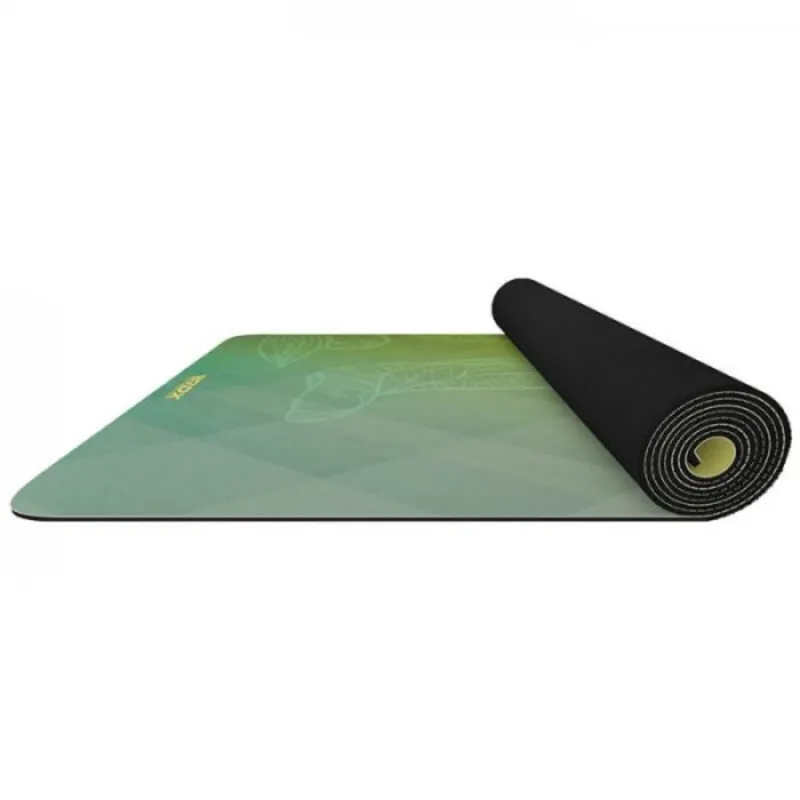 Green 183 x 61 x 0.6cm natural rubber yoga mat non-slip absorbent - anti-sweat